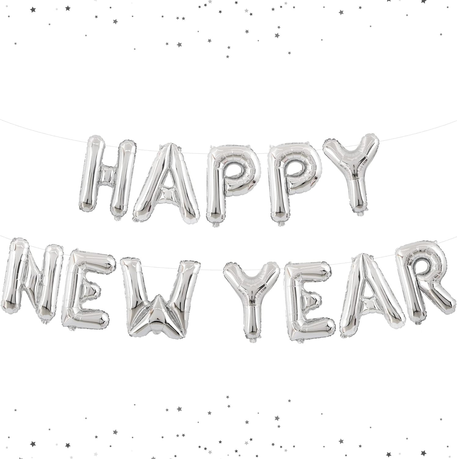 KatchOn, Silver Happy New Year Balloons - 16 Inch | New Years Balloons 2024 | NYE Balloons, New Y... | Amazon (US)