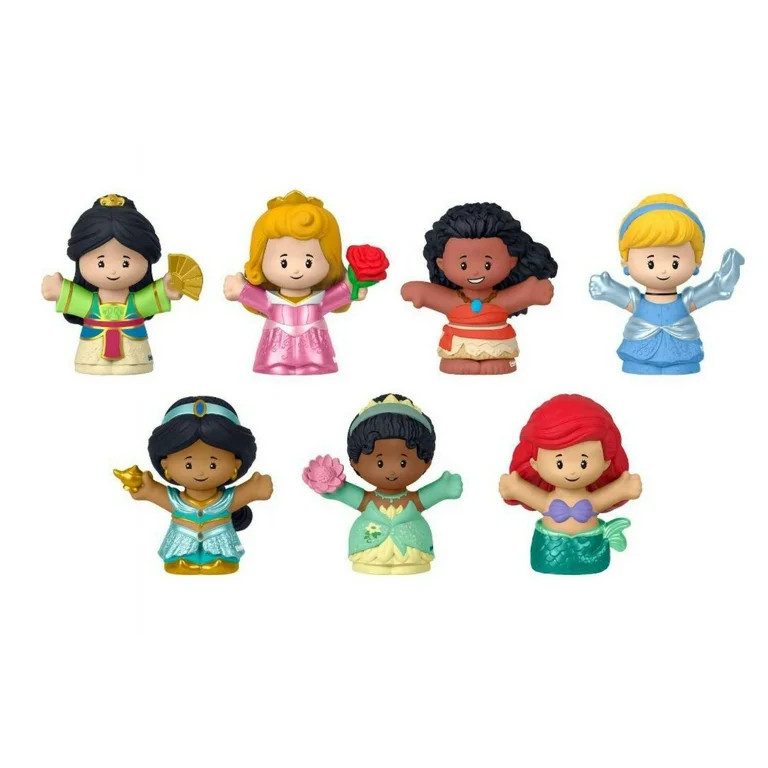 Little People Disney Princess Figures 7pk Toy New with Box | Walmart (US)
