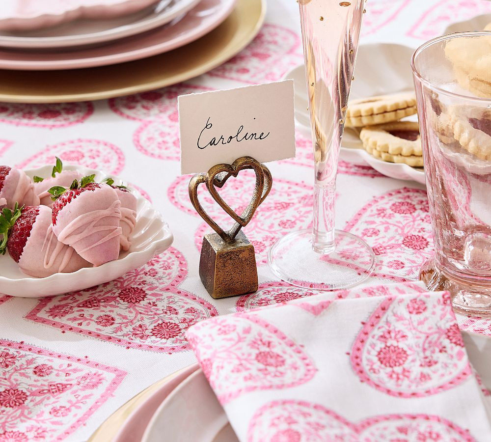Interlocking Hearts Place Card Holders - Set of 4 | Pottery Barn (US)