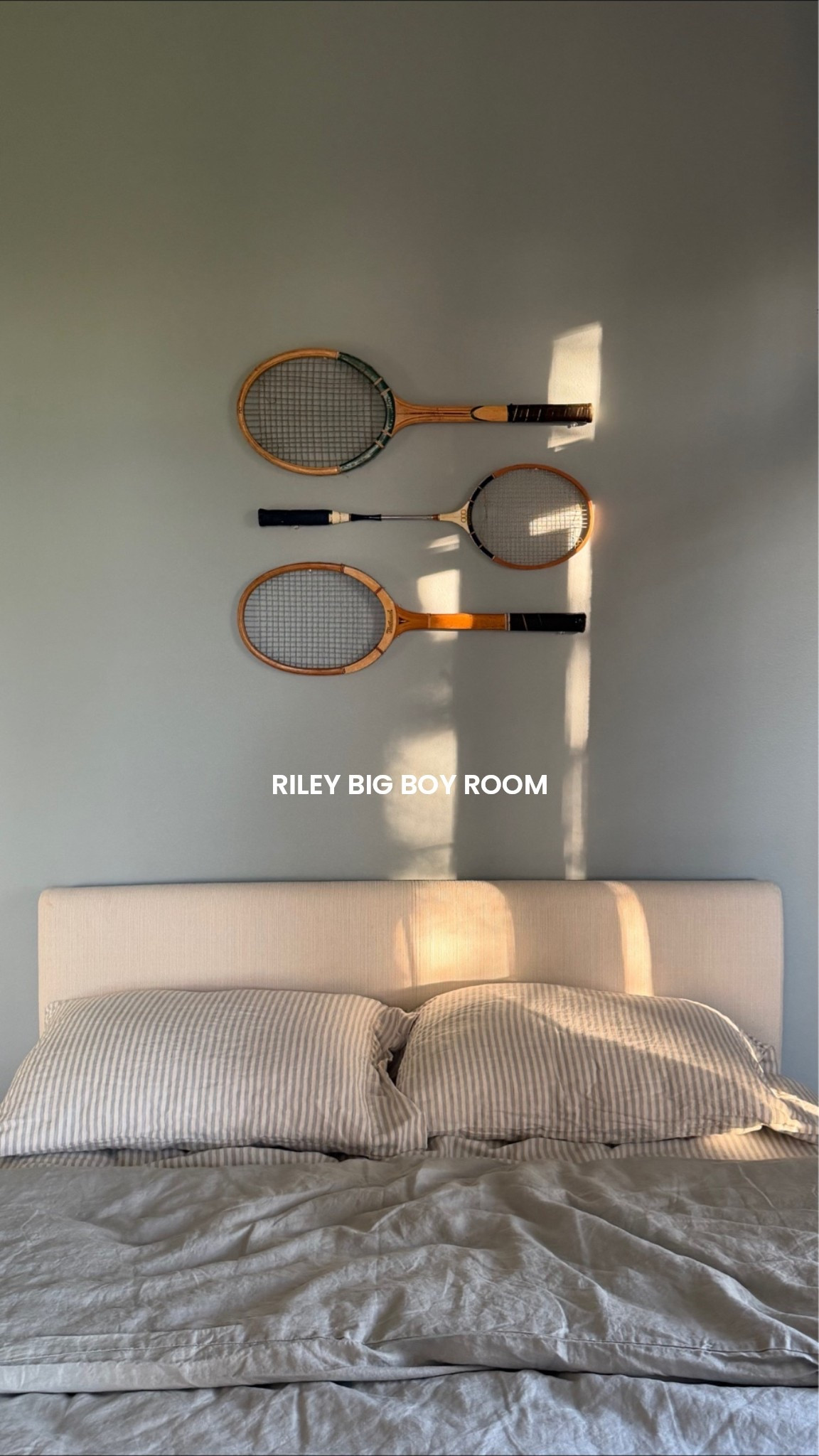 Riley’s big boy room links. Linen bedding color is mist! Perfect light pale blue with hints of grey queen size. Rug and toy bin are wayfair! 

#bigboysroom #boysroom #bluepaint #amazon #golfroom #bresheppard #quince #linenbedding

#LTKHome