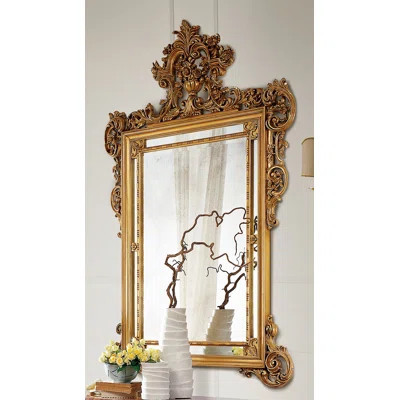 Ornate Traditional Beveled Accent Mirror | Wayfair North America