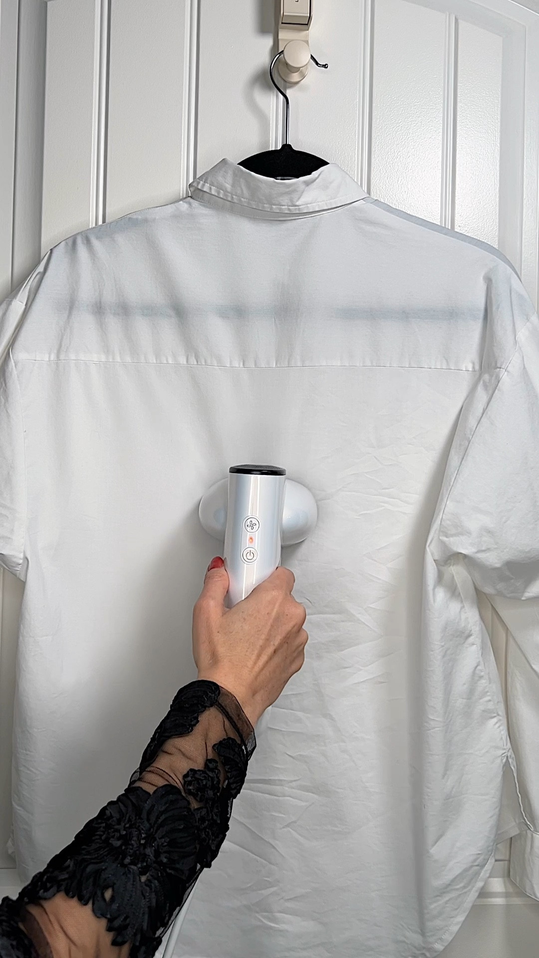 Hands down THE BEST fabric steamer I’ve ever used. It uses the power of suction to gently suction the fabric to the steamer while steam releases even the toughest wrinkles within seconds. It’s light and compact, making it the perfect travel companion. Save $30 on Amazon with my code AIRNEW30
#steamer
#laundry
#amazonhome
#fabricsteamer

#LTKHome #LTKStyleTip