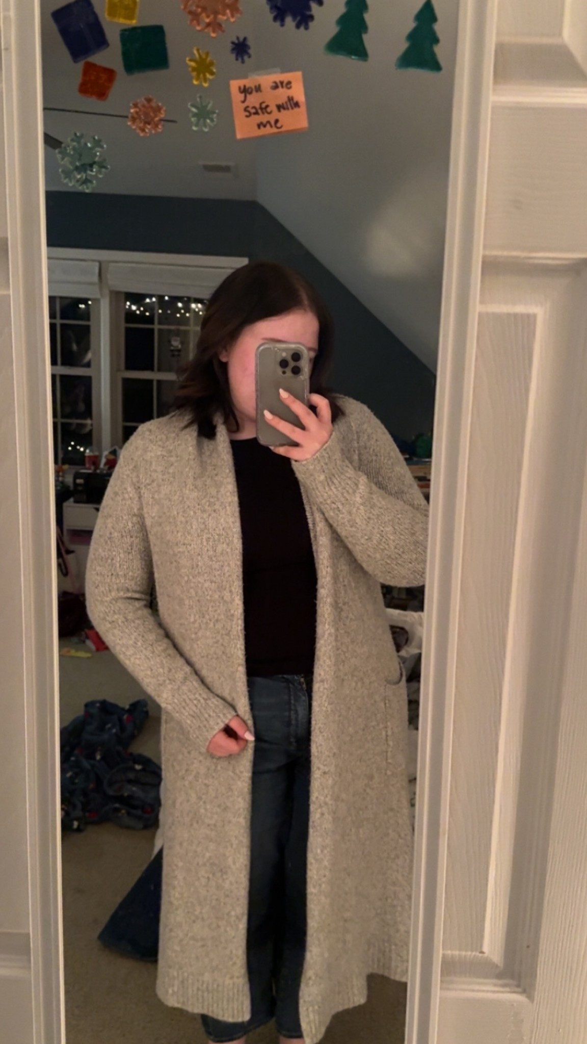 traveling back in time to my long cardigan era 

#LTKootd