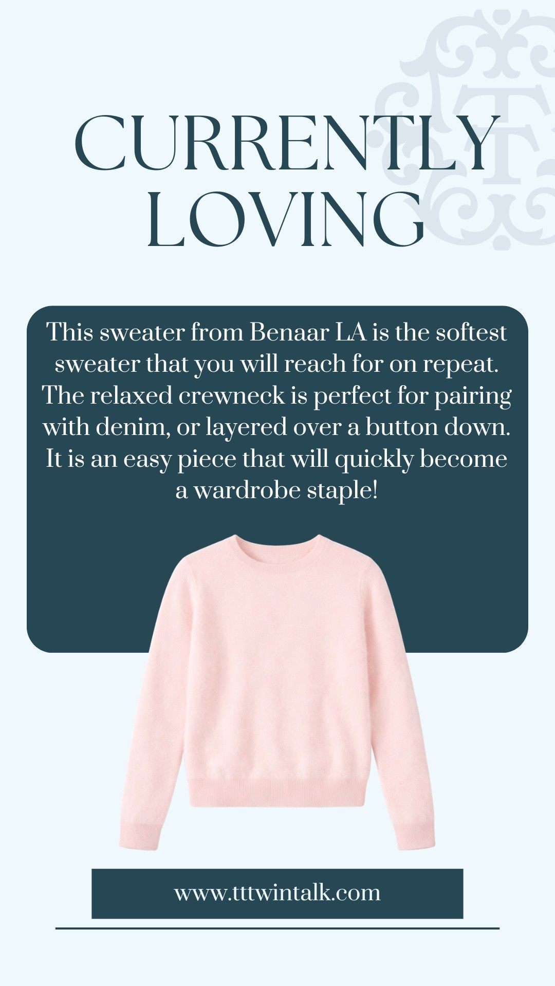 This sweater from Benaar LA is the softest sweater that you will reach for on repeat. The relaxed crewneck is perfect for pairing with denim, or layered over a button down. It is an easy piece that will quickly become a wardrobe staple!

#LTKSeasonal #LTKOver40 #LTKMidsize
