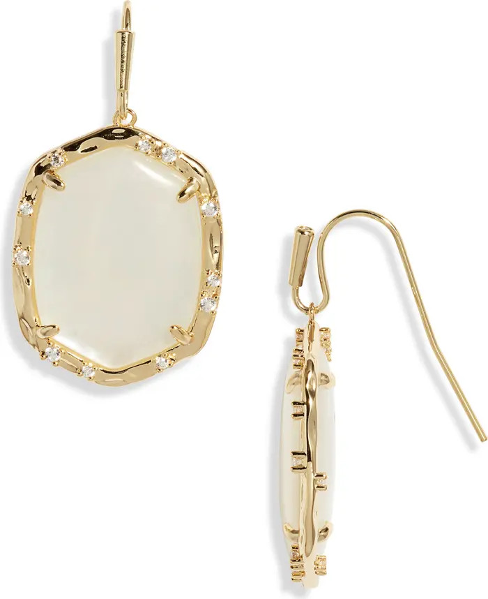 Daphne Crystal Frame Drop Earrings | Nordstrom