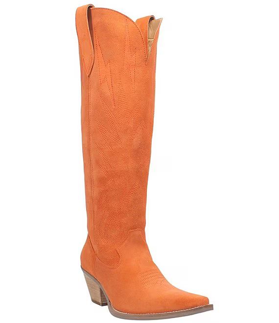 Dingo Thunder Road Suede Tall Western Boots | Dillard's | Dillard's