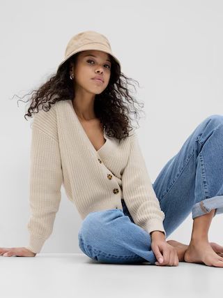 Shaker-Stitch Cardigan | Gap (US)