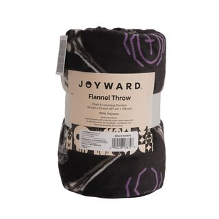 Joyward Skeleton & Spiders Flannel Throw Blanket, 50 x 70 in | CVS Health
