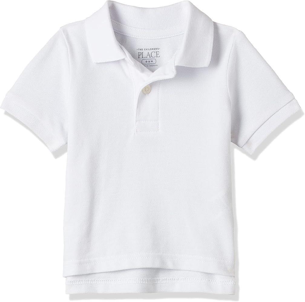 The Children's Place boys Uniform Short Sleeve Pique Polo | Amazon (US)