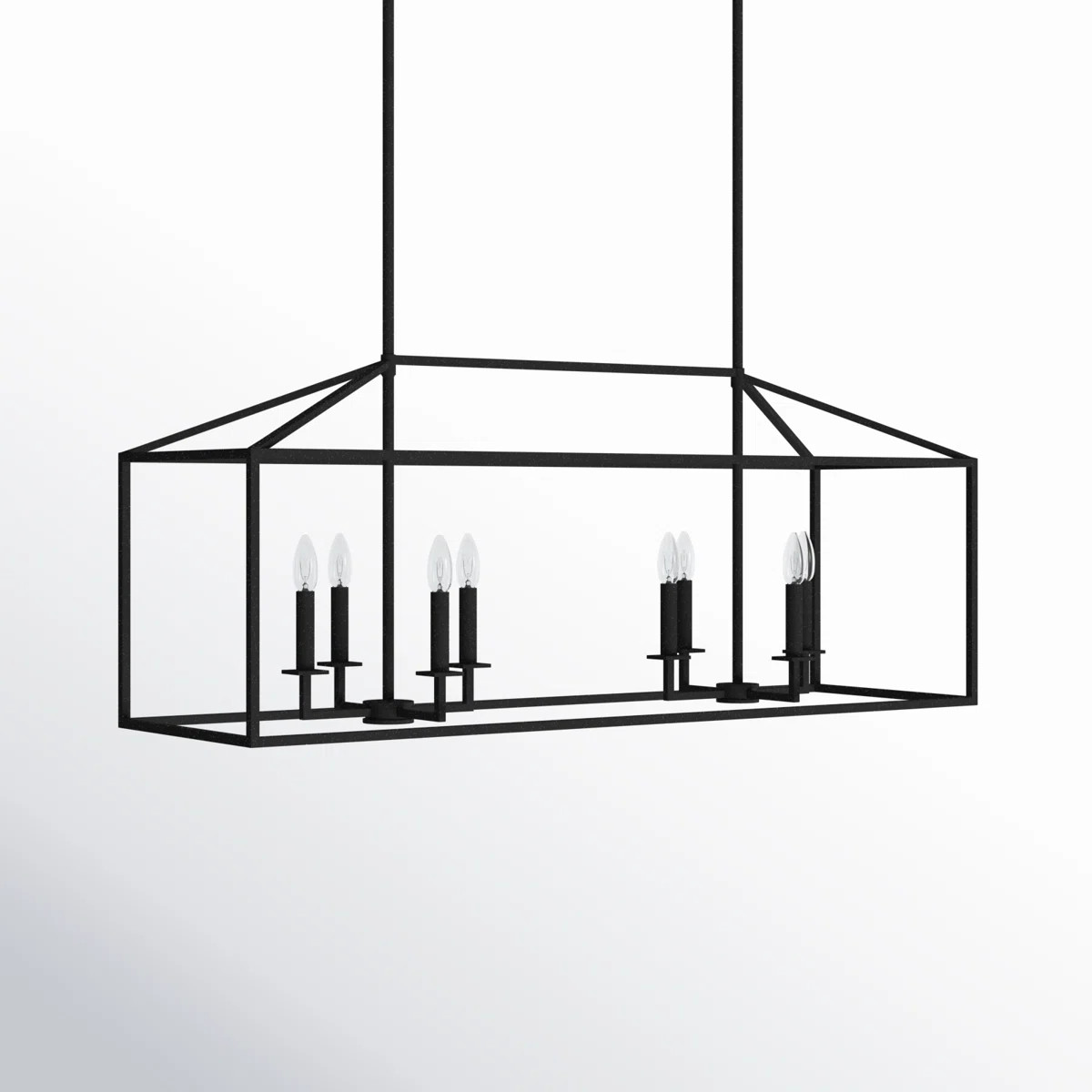 Ellis 8 - Light Dimmable Kitchen Island Square / Rectangle Chandelier | Wayfair North America