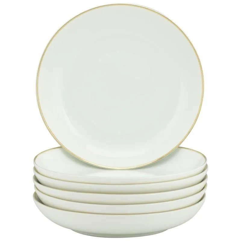10 Strawberry Street Coupe Gold Line Soup Plate, Set of 6 | Bed Bath & Beyond