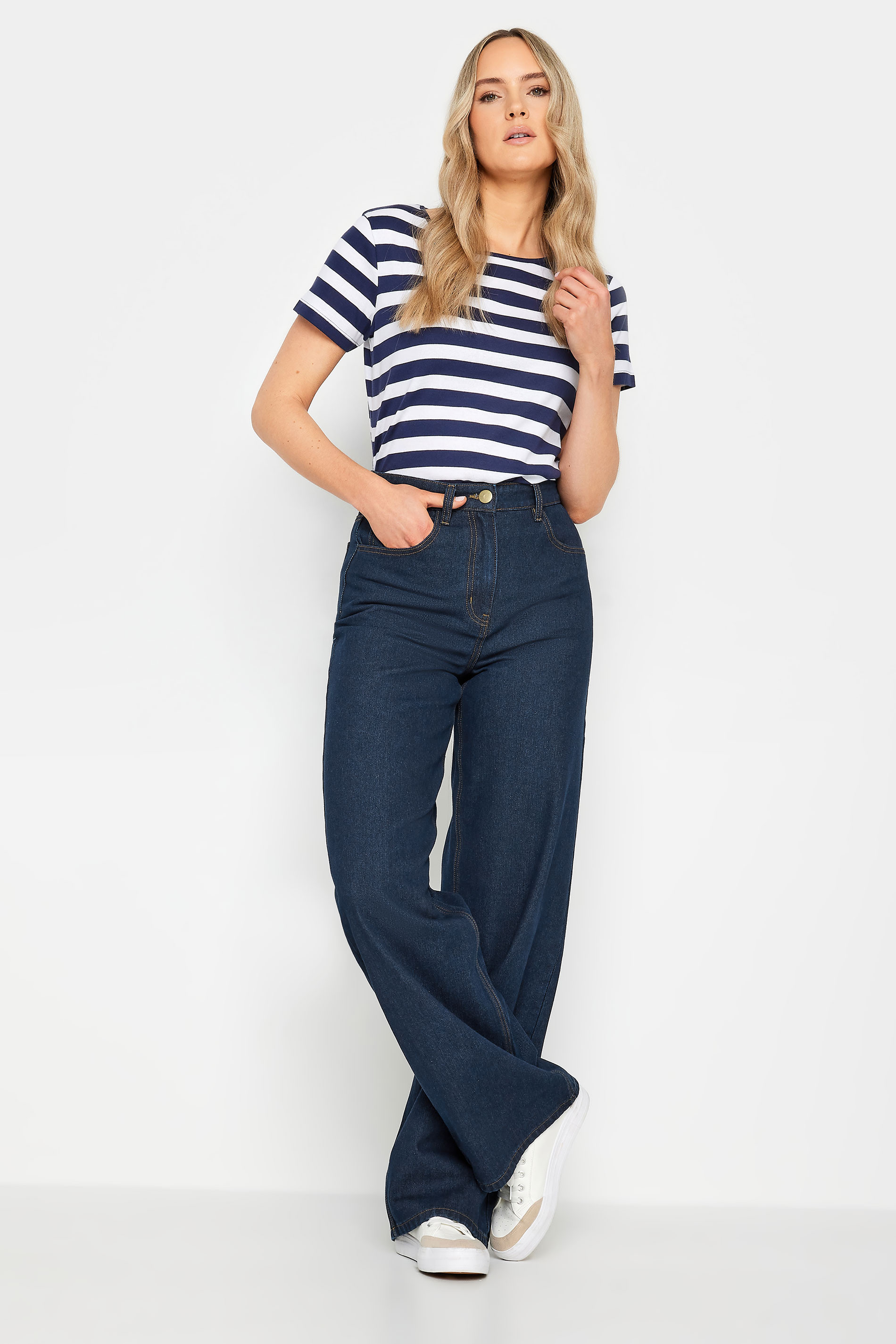 LTS Tall Indigo Blue Wide Leg Jeans | Long Tall Sally