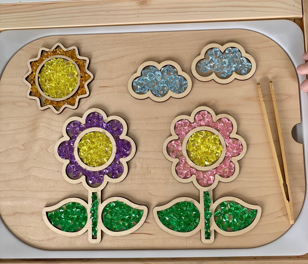 Fillable Flower Insert for Flisat Table, Spring Large Flisat Lid Insert, Floral Flisat Sorting In... | Etsy (CAD)