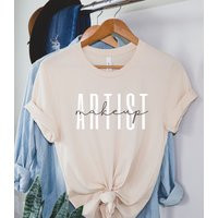 Makeup Artist Shirt, Gift For Artist, Permanent Tee, Gift, Lover Shirt | Etsy (US)