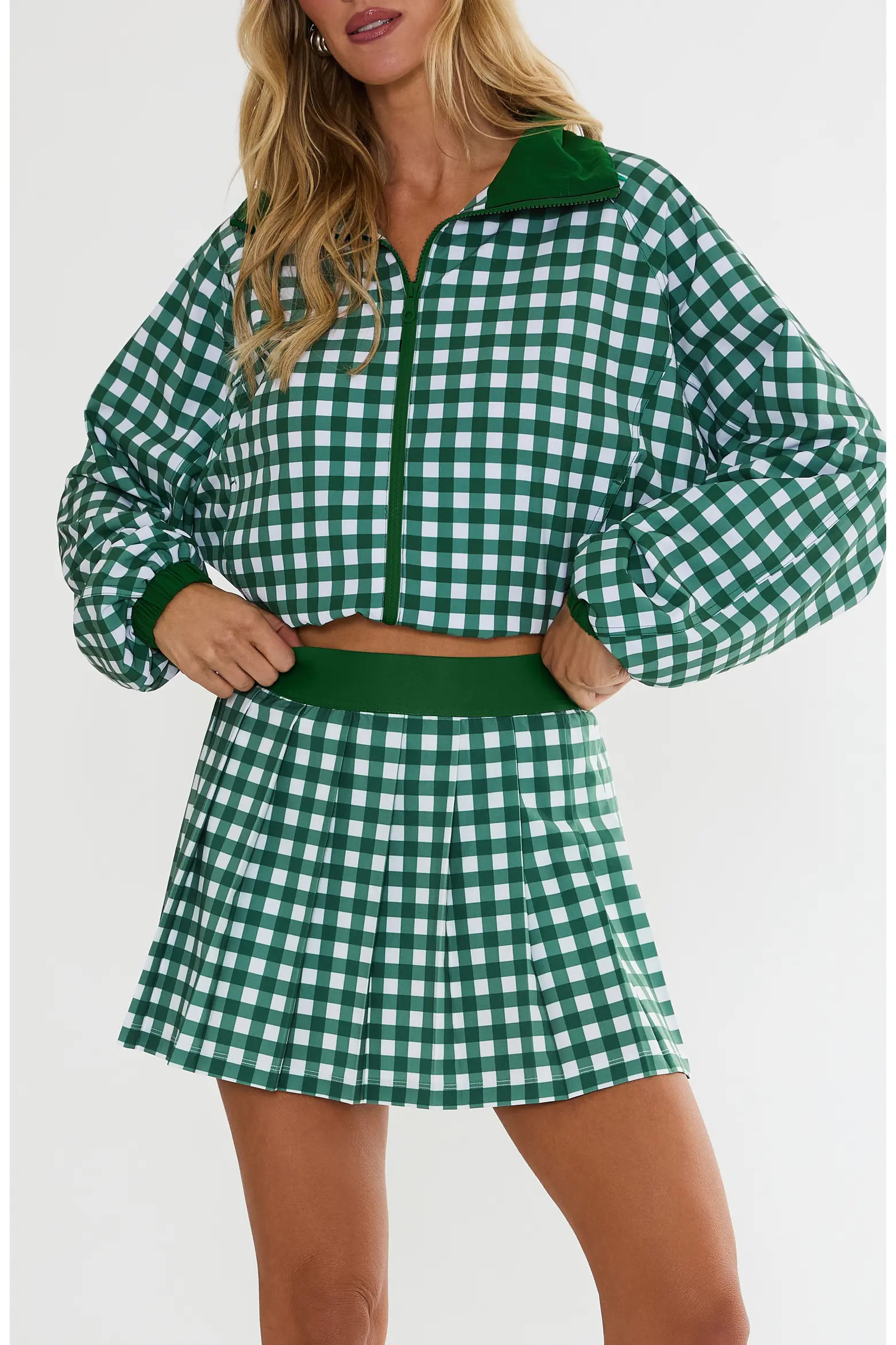 Casen Check Track Jacket (Women) | Nordstrom | Nordstrom