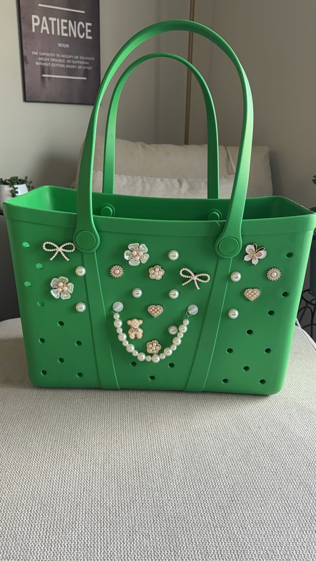 Wanted the $60 look without the $60 price tag 👏🏽 Grabbed the Walmart EVA tote for $20, added a few cute charms, and now it’s giving Bogg bag dupe energy.

Perfect for the beach, errands, pool days, or tossing everything in and going. Cute + practical is always the vibe. 🛍️


#LTKootd #LTKMothersDay #LTKmomlife