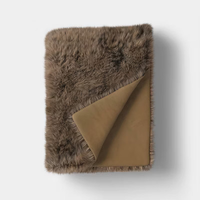 Faux Fur Throw Blanket - Threshold™ | Target