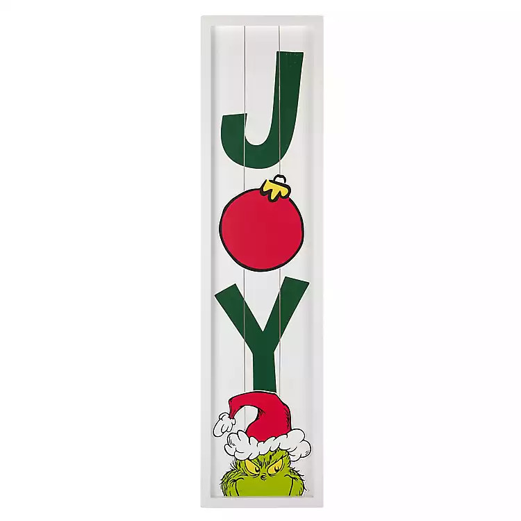 Joy Grinch Porch Board | Kirklands Home | Kirklands