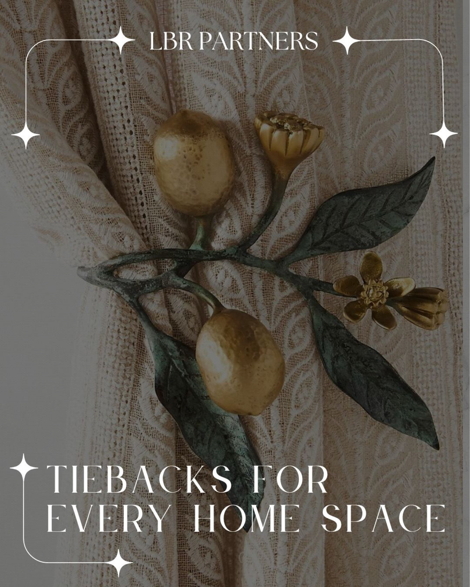 Explore our favorite tie backs to enhance any space!✨