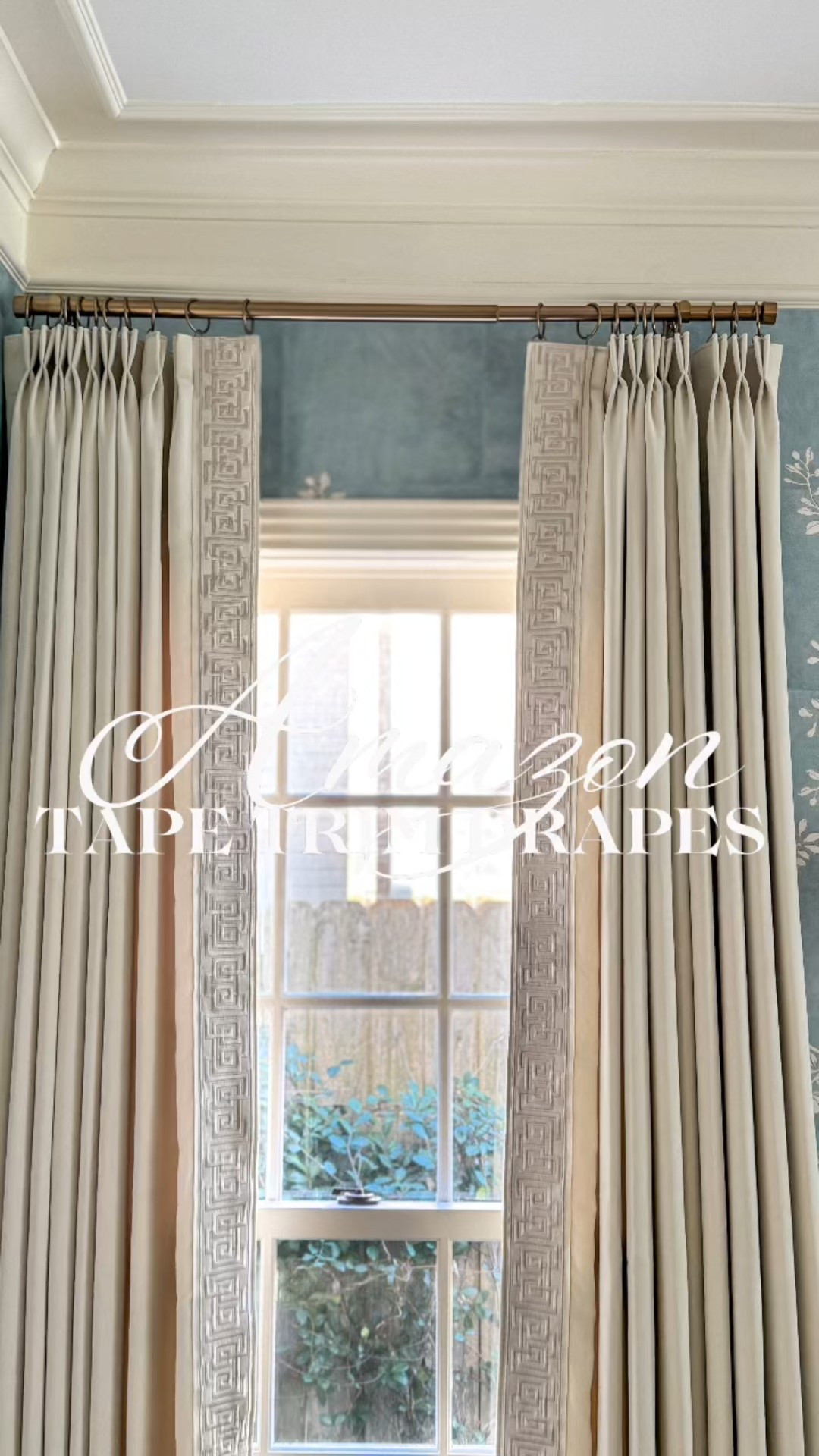 Gorgeous Amazon tape trim drapes!! 

#LTKFindsUnder50 #LTKHome #LTKFindsUnder100