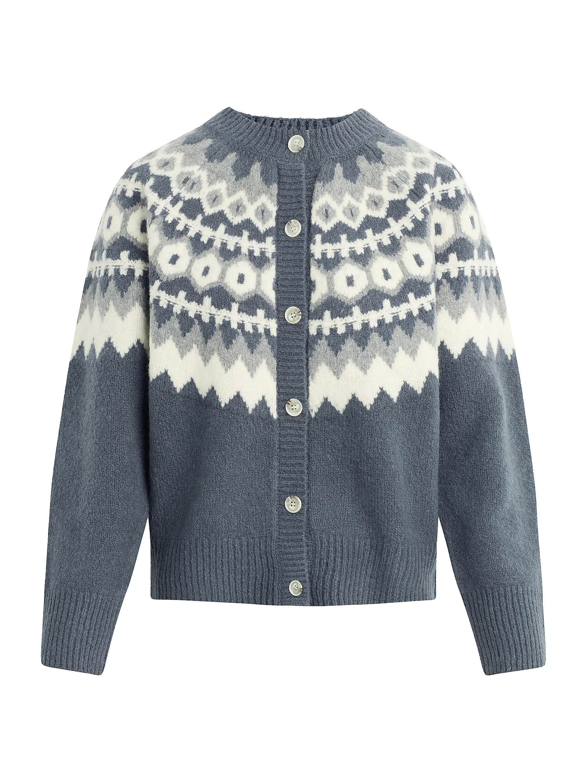 The Snowed In Fair Isle Cardigan | Saks Fifth Avenue