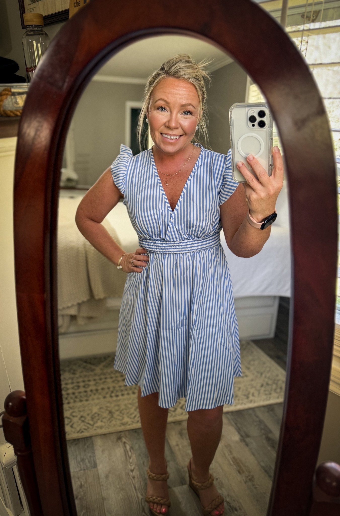 Dress for Less! 💙🤍
This cute blue and white striped dress is giving all the mom-life vibes — comfy, stylish, and totally multi-functional. Perfect for errands, brunch, or just keeping it cute while chasing the little ones! 👗✨

#MomLife #OOTD #StyleOnABudget #BlueAndWhite #ComfyChic #LTKStyle


#LTKmomlife #LTKootd #LTKBeauty