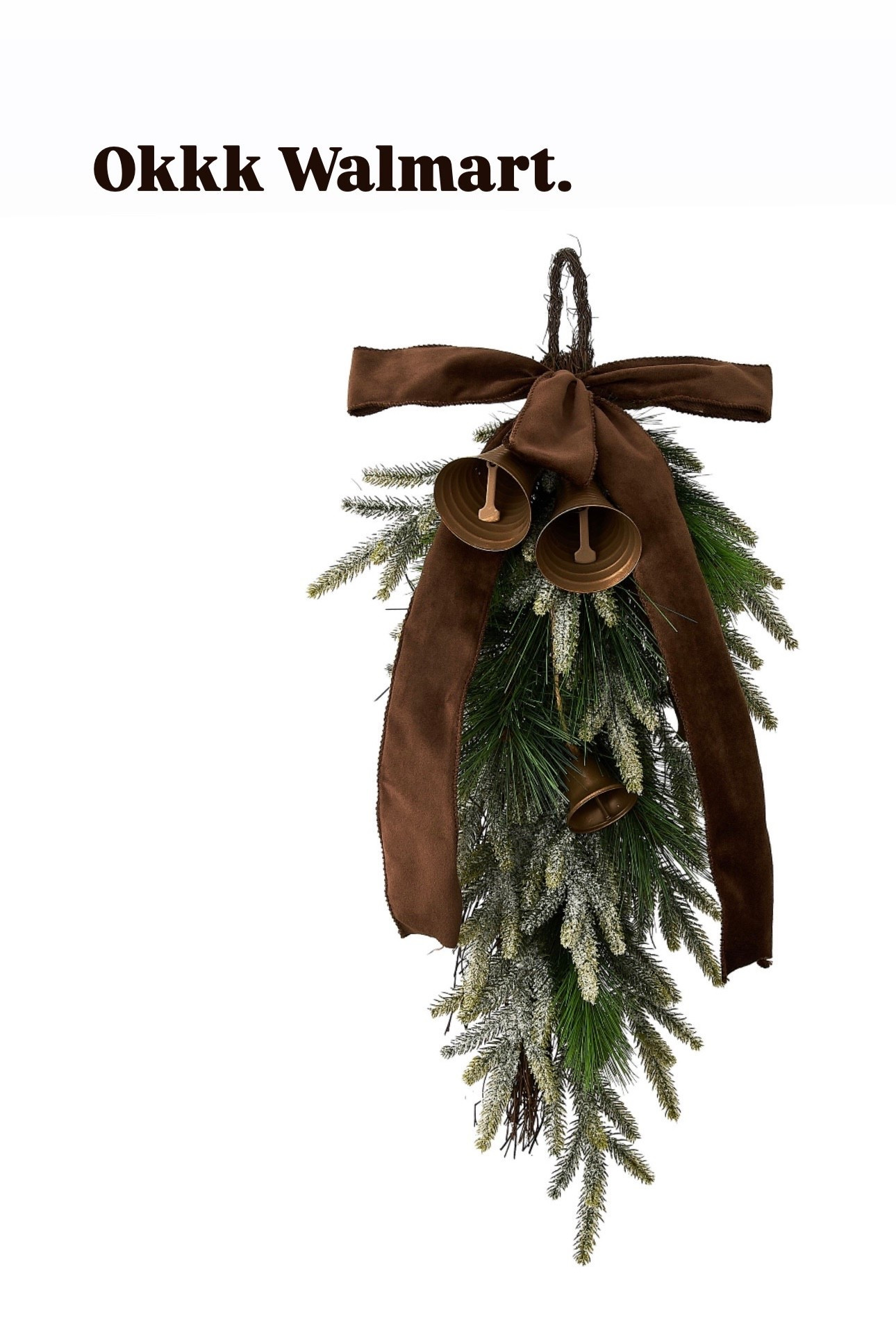 Walmart is killing me in the very best way lately! They came to SLAY the holiday decor game this year! 

#christmasdecor #holidaytrends #brownchristmas #christmasgreenery 

#LTKHoliday #LTKHome #LTKSeasonal