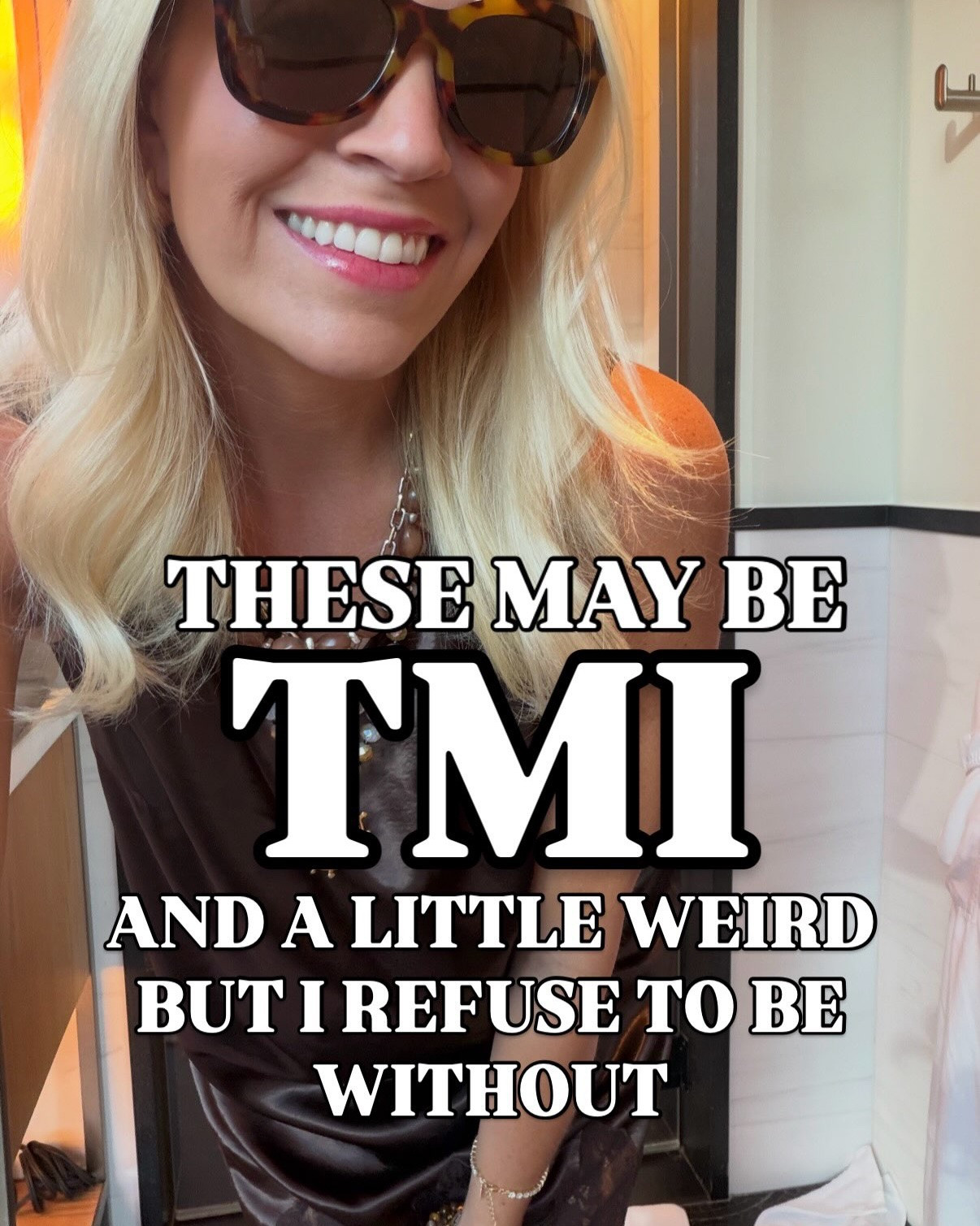 Comment SHOP and I’ll send links! These may be TMI but I refuse to be without!