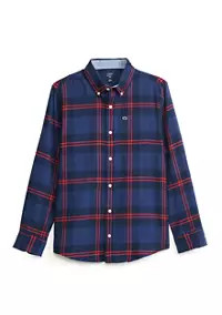 Crown & Ivy™ Boys 8-20 Plaid Button Up Shirt | Belk