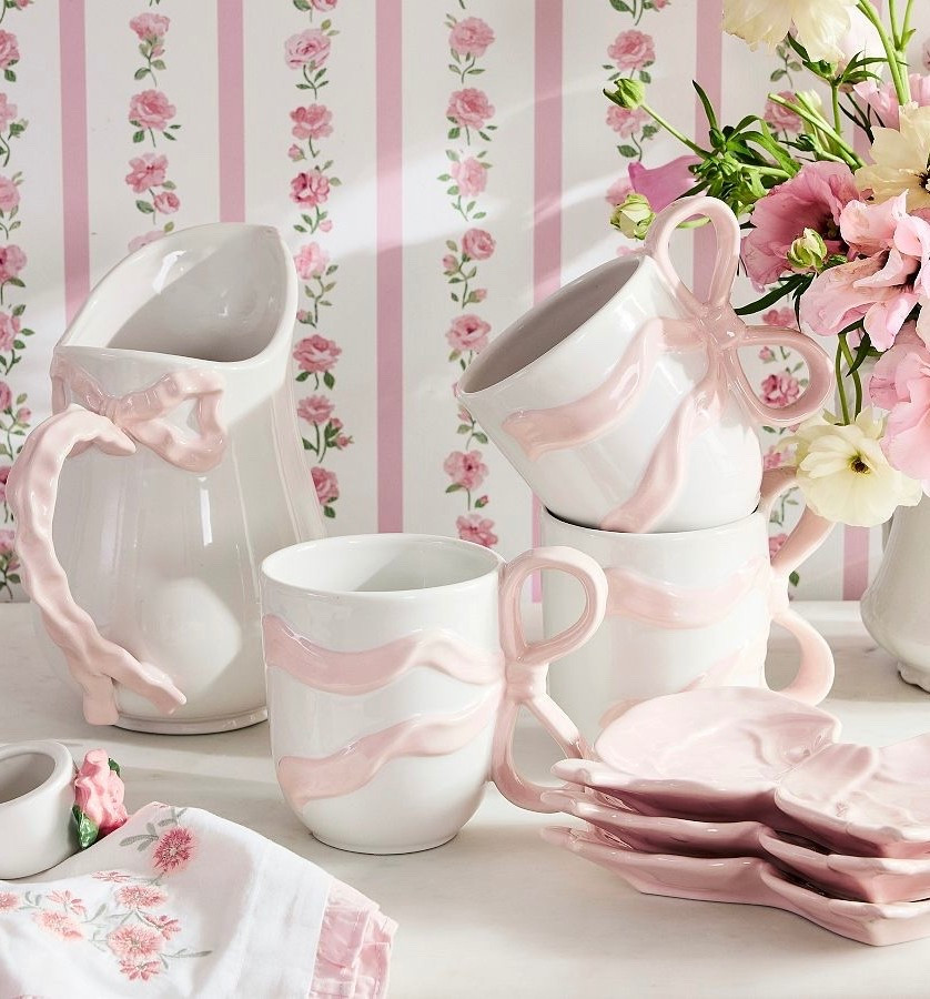 Oh my!!! New Bow Dishes at Pottery Barn! For Valentines to Easter to all year long!

Bow Pitcher, Set of 4 Bow Mugs & Set of 4 Pink Bow Appetizer Plates

Valentine’s Day Decor. Home Decor. Bow Decor. Pink Home

#LTKSeasonal #LTKHome #LTKFindsUnder100
