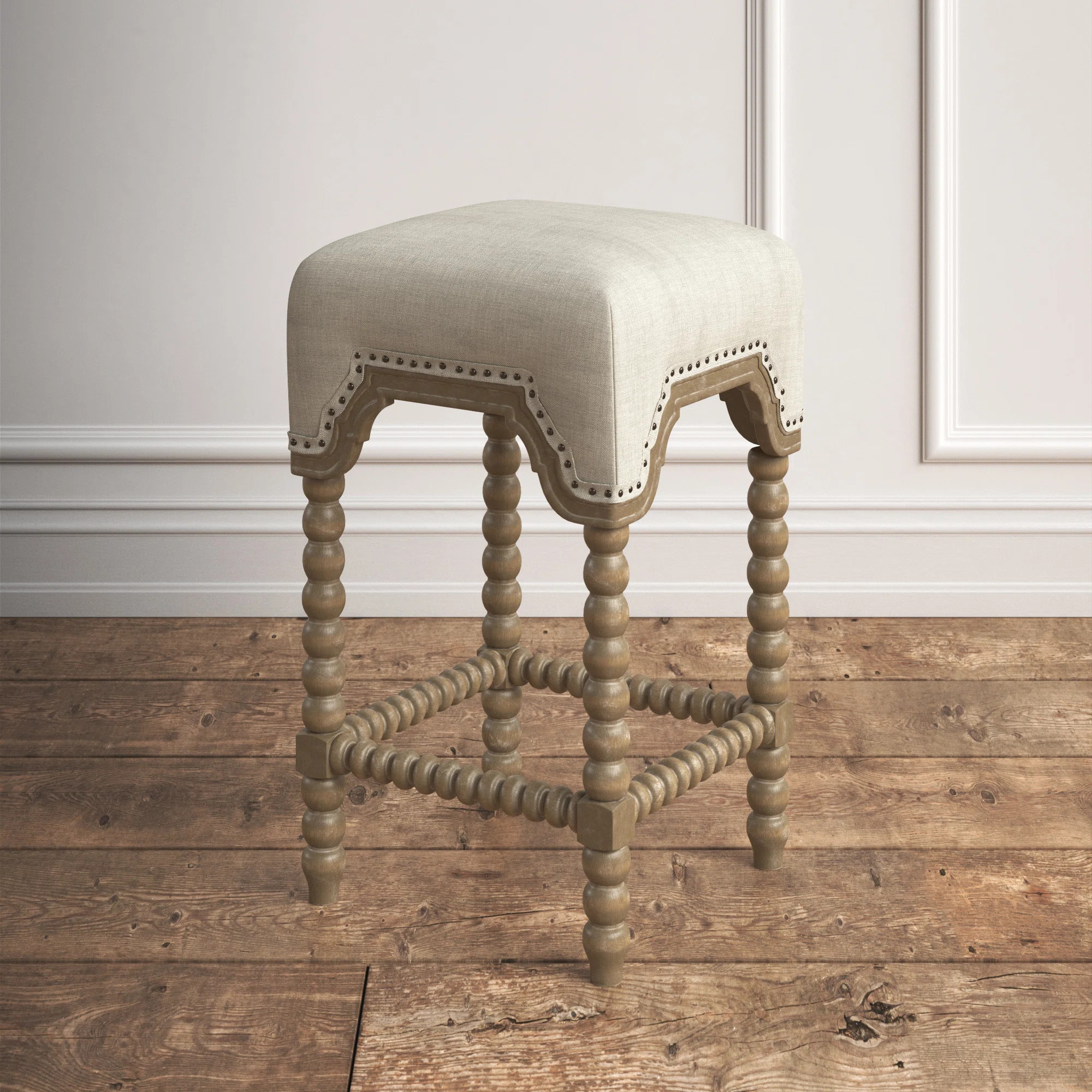 Kelly Clarkson Home Ondine Farmhouse Solid Wood Counter Stool & Reviews | Wayfair | Wayfair North America