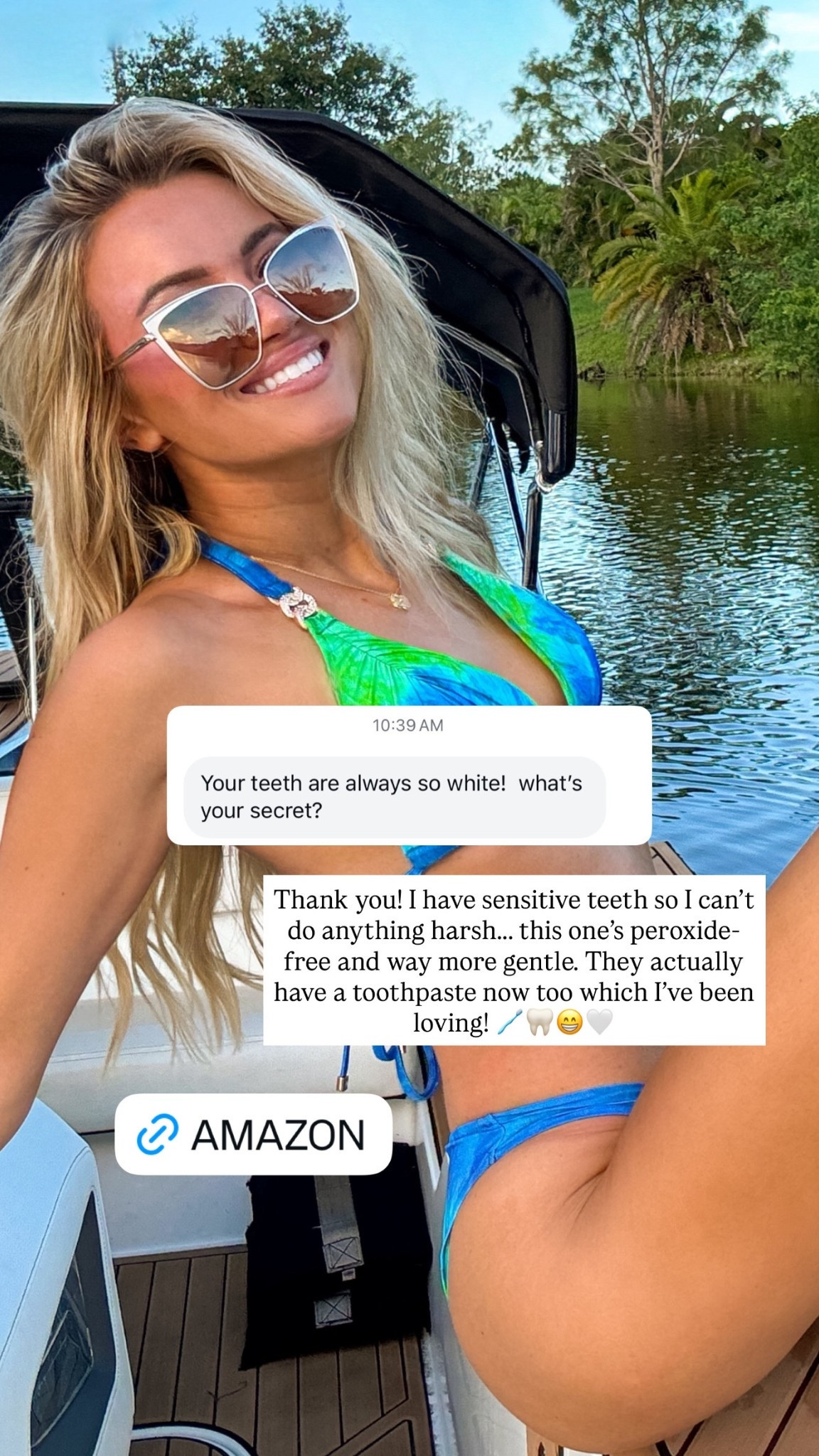 Amazon Teeth whitening strips that are good for sensitive teeth! 