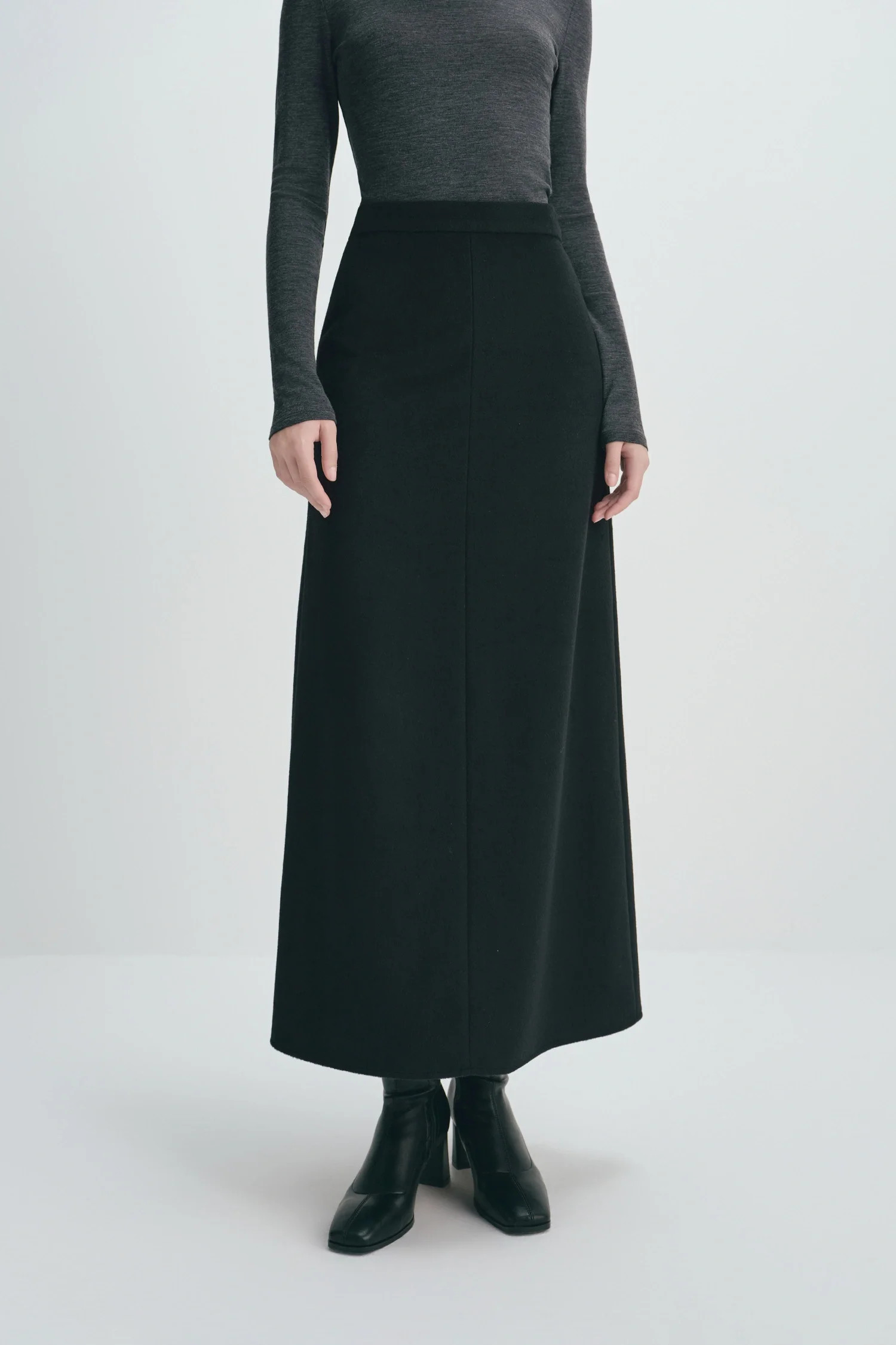 Emi Wool Blend Maxi Skirt | Rue Sophie | Rue Sophie