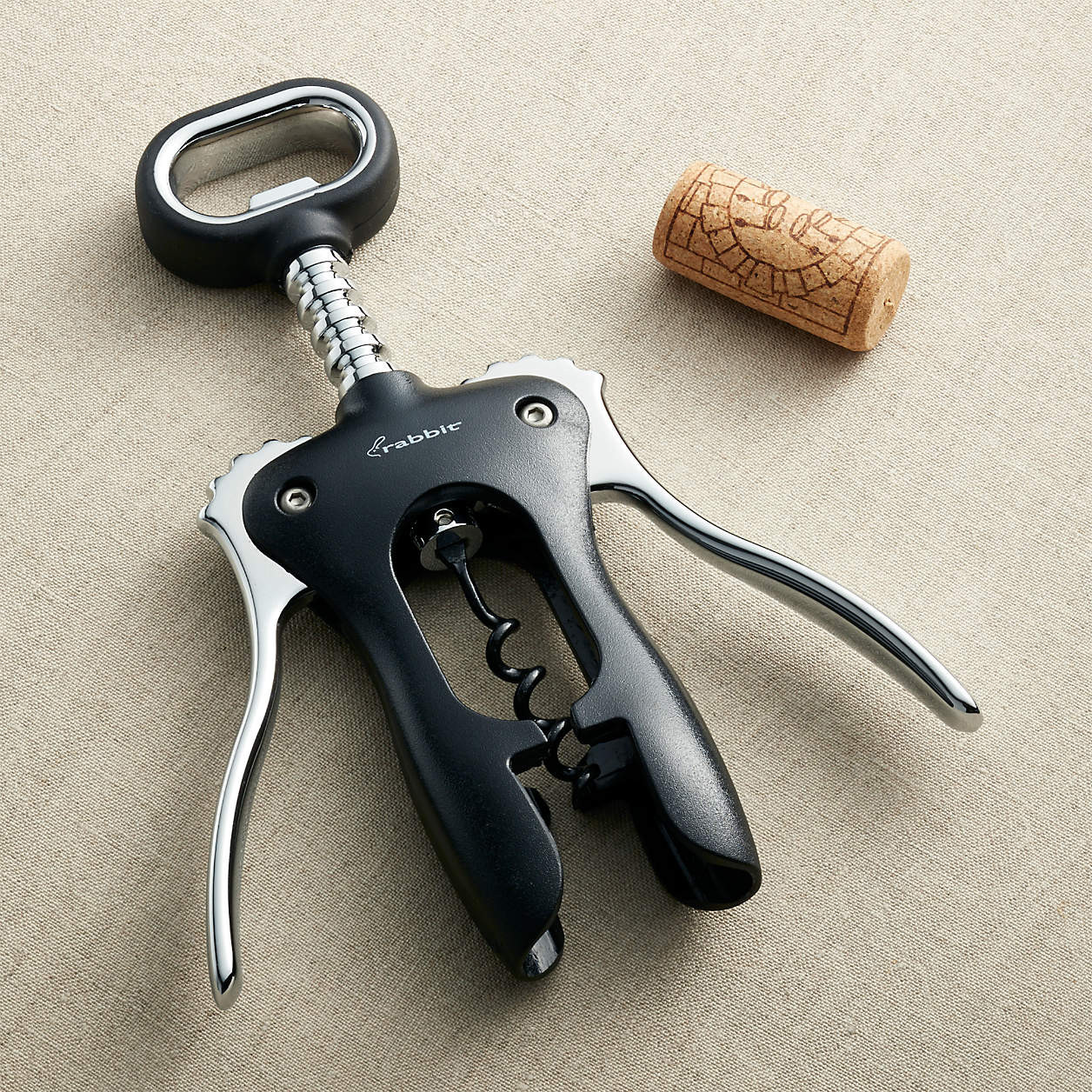 Rabbit Winged Corkscrew + Reviews | Crate & Barrel | Crate & Barrel