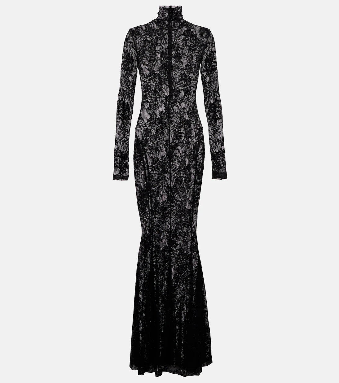 Semi-sheer lace gown | Mytheresa (UK)