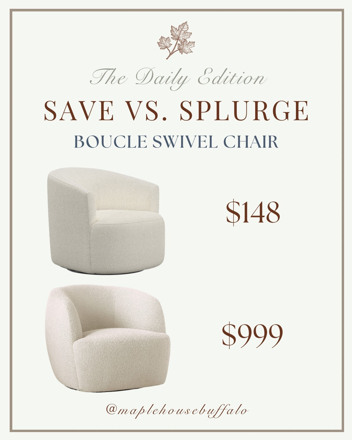 Save or Splurge! We’ve had the top chair for over a month now and it’s great - highly recommend! Perfect for a cozy reading corner. 

#LTKSpringSale #LTKSaleAlert #LTKHome