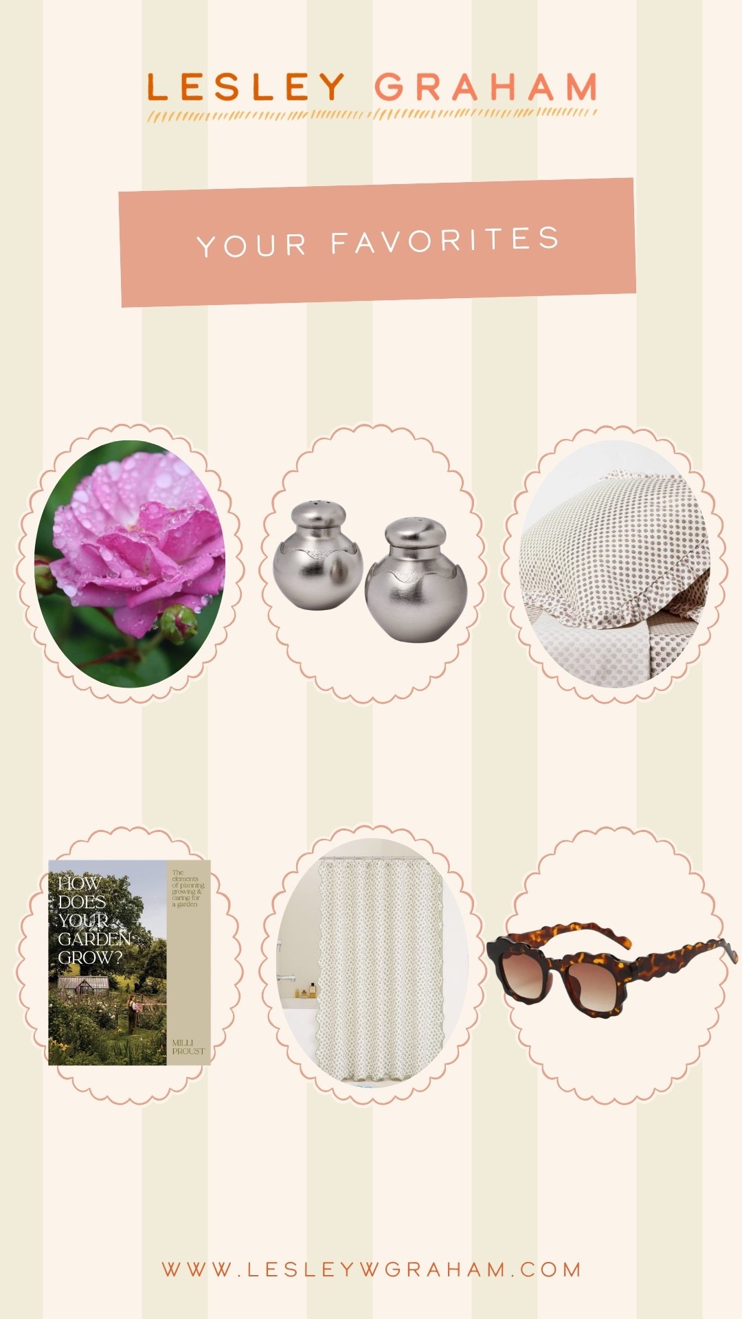 Spring favorites. Our climbing rose! Great new home items from Target. A wonderful garden book. The shower curtain in our guest bathroom. And the cutest scalloped sunglasses. 

#LTKmomlife #LTKHome #LTKdayinmylife