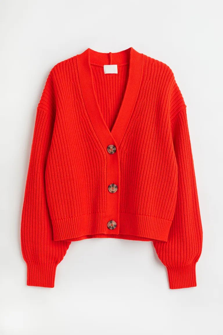 Rib-knit Cardigan | H&M (US)