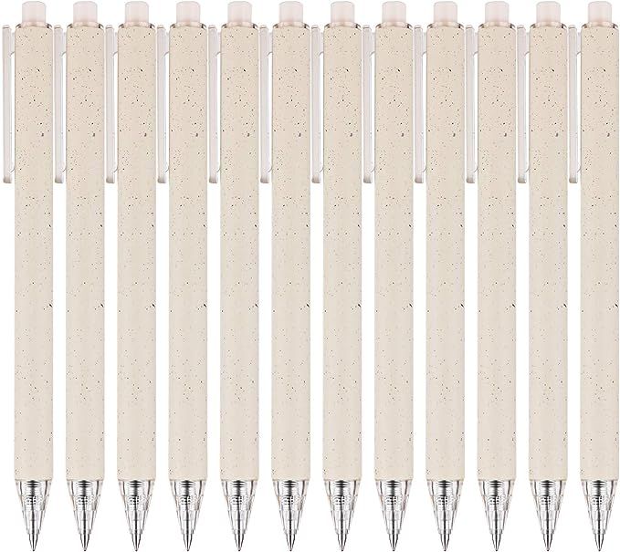 Amazon.com: Gel Pens for Note Taking 12PCS RIANCY Black Ink Fine Point Pen Black Gel Pens Quick D... | Amazon (US)