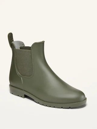 Water-Repellent Pull-On Rain Boots for Women | Old Navy (US)