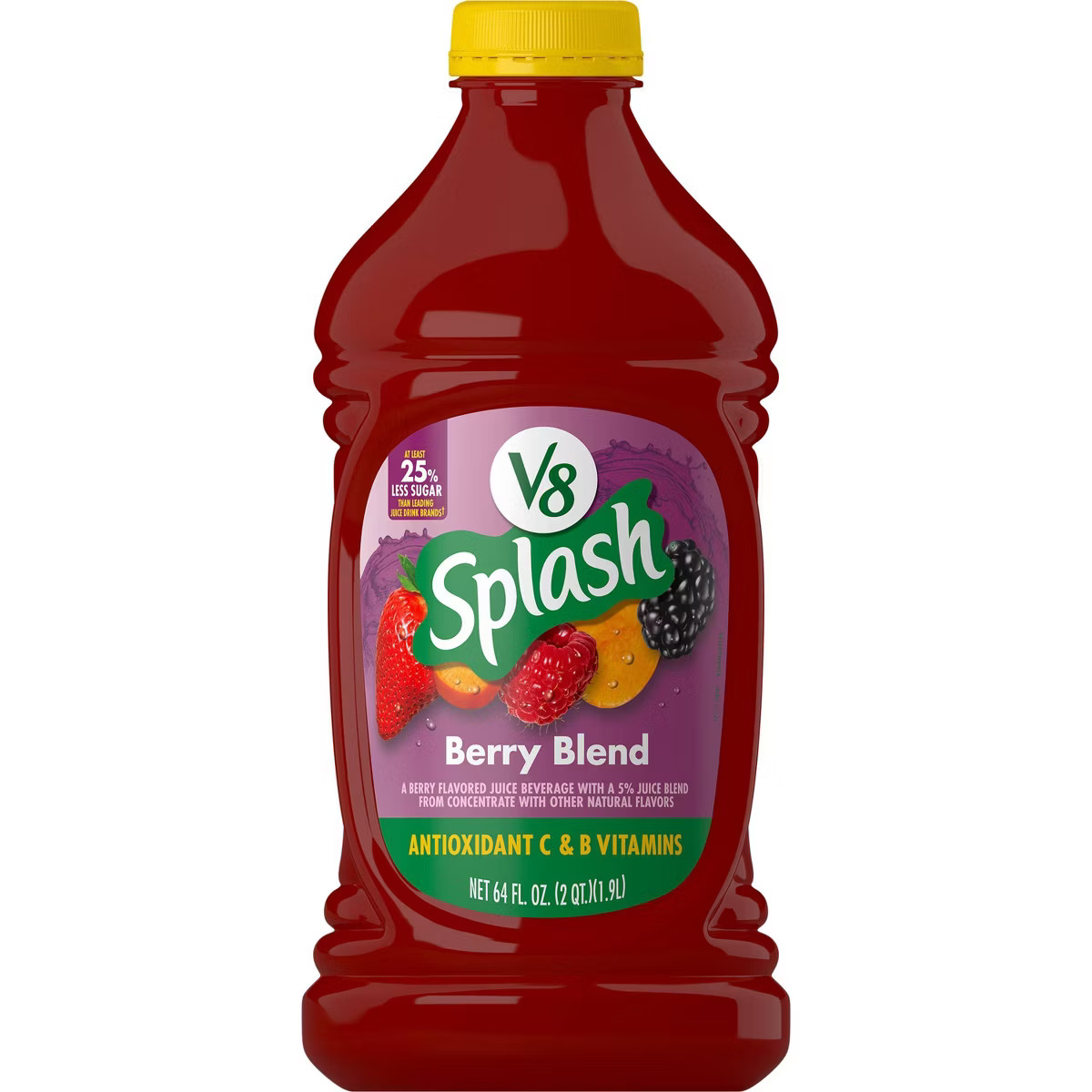 V8 Splash Berry Blend Juice - 64 fl oz Bottle | Target