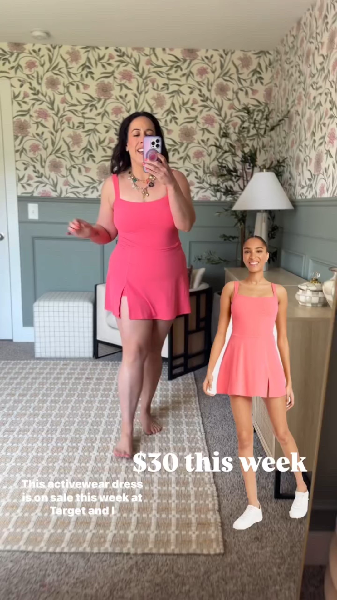 $30 this week active dress from Target! Such a great option for Disney outfit or sports mom! Wearing size large!

#LTKFindsUnder50 #LTKMidsize #LTKSaleAlert