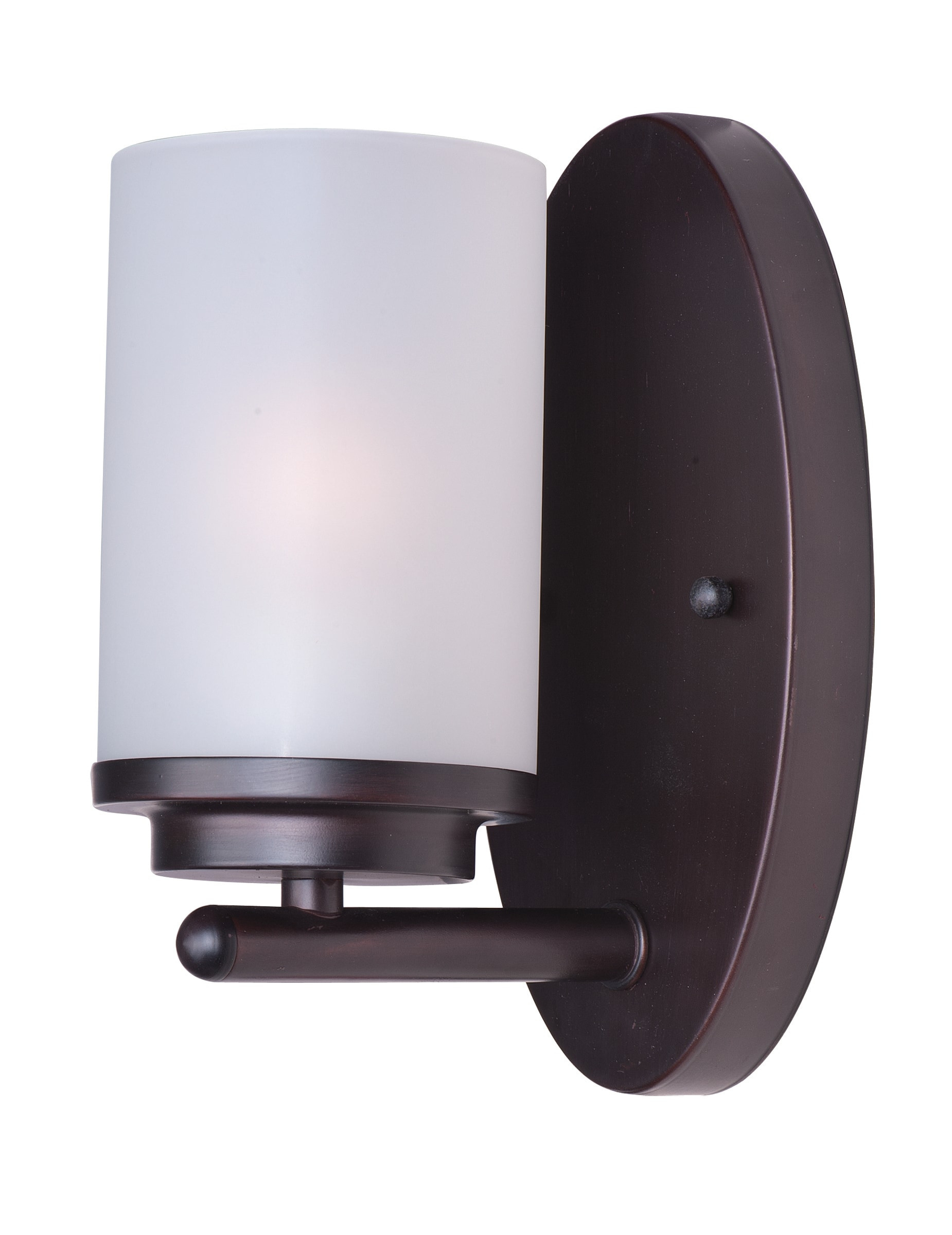 Maxim Lighting Corona 4.5-in 1-Light Oil-Rubbed Bronze Modern/Contemporary Vanity Light | 10211FTOI | Lowe's
