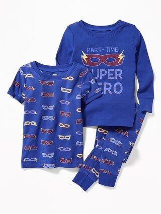 "Part-Time Super Hero" 3-Piece Sleep Set for Toddler & Baby | Old Navy US