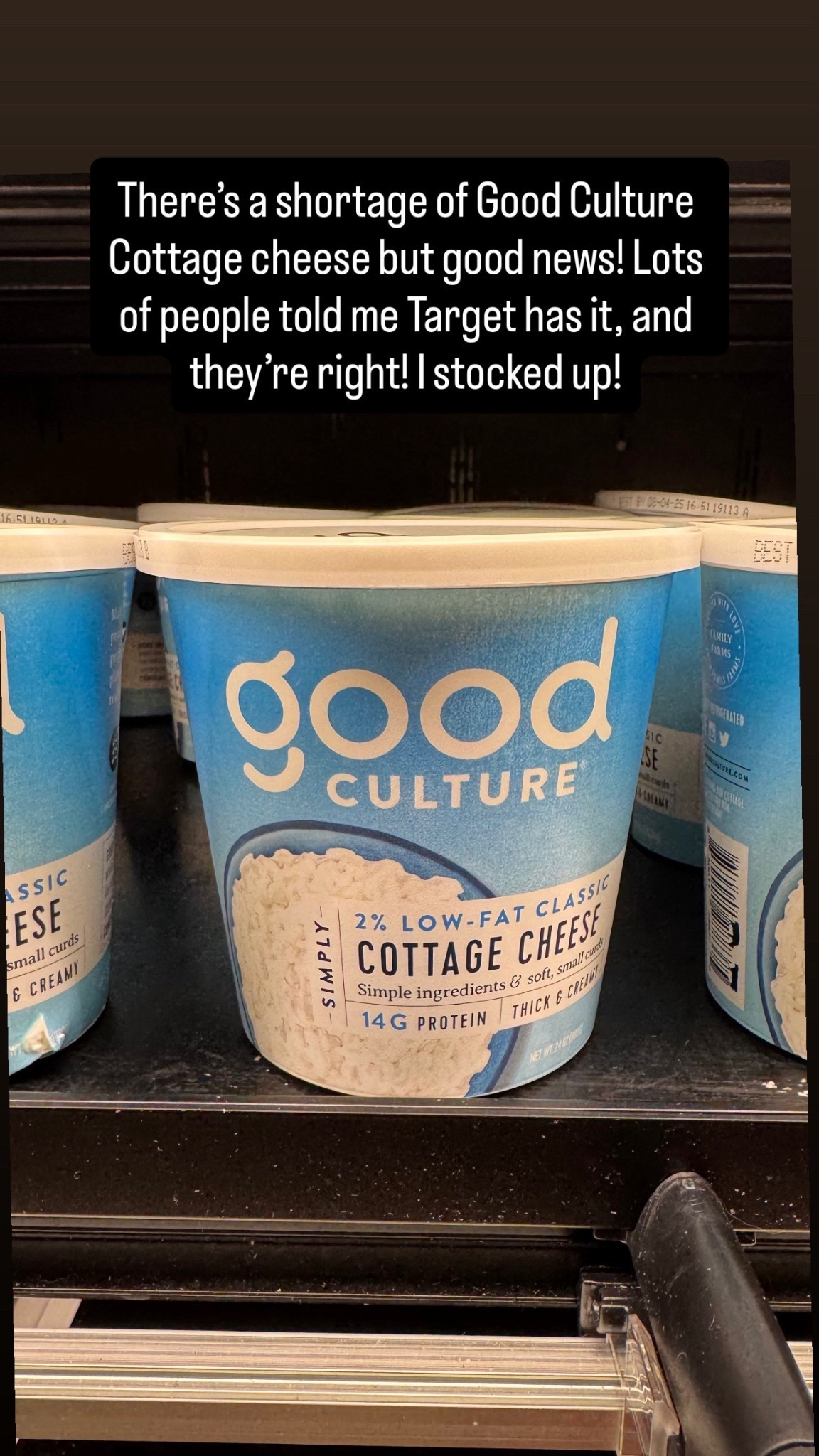 Good Culture Cottage cheese (the best) at Target. 

#LTKHome