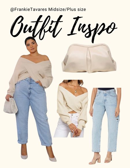 Outfit inspo! Wearing the size L up top and 32 on bottom. 

#LTKplussize #LTKmidsize #LTKstyletip
