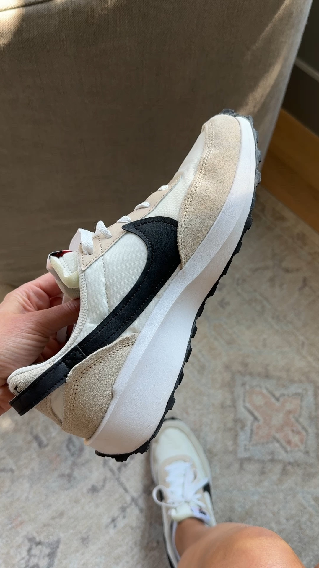 My new favorite Nike sneakers! These are easy to dress up and down comfortable and supportive. They’ve been my favorite shoe to wear when running errands and dropping the kids off at school. I bought them at room shoes, which is the best price that I found!

#LTKFitness #LTKShoeCrush #LTKStyleTip
