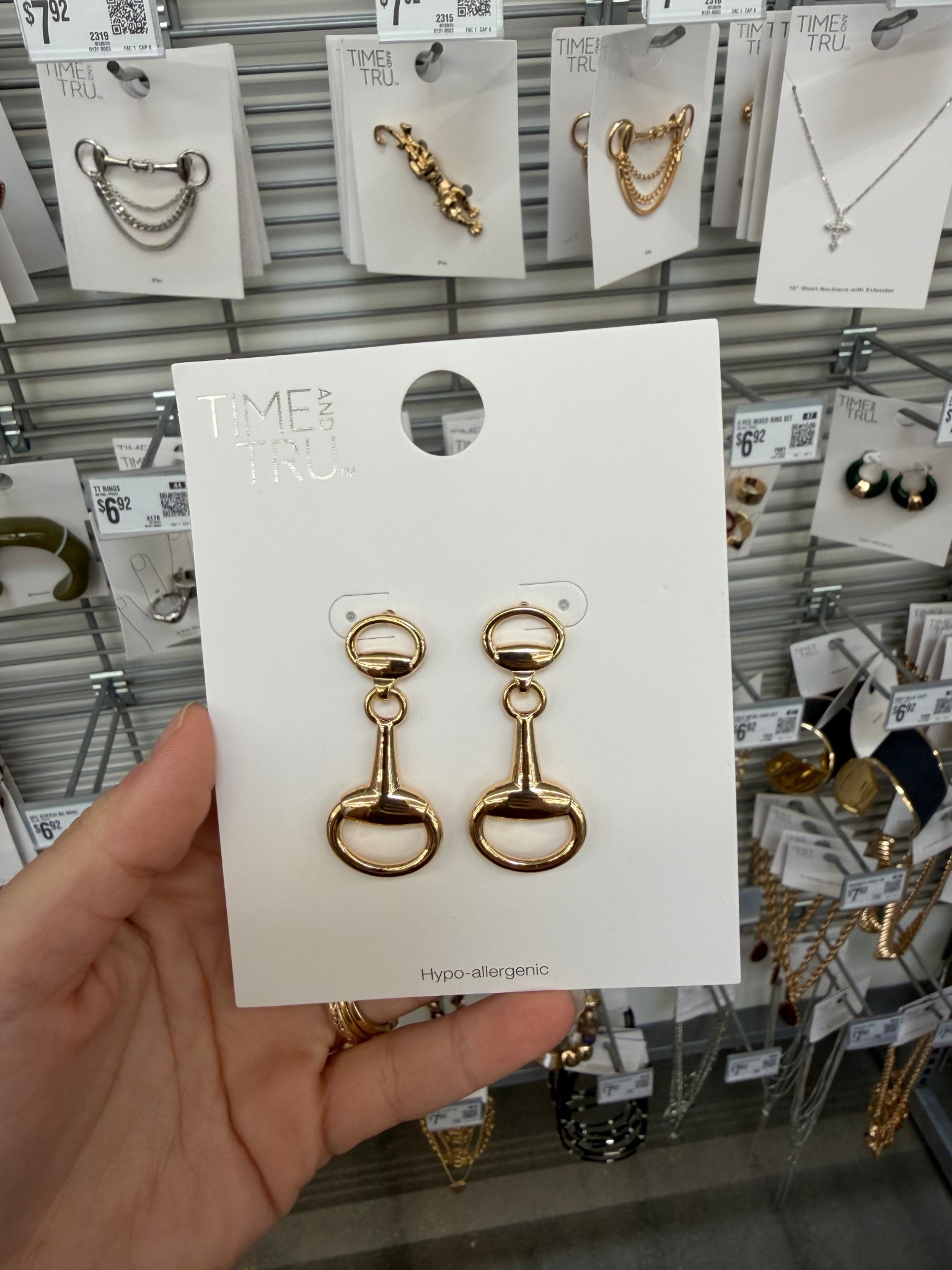 $6 Walmart earrings! Horse bot earrings inspired by Kendra Scott.

#LTKStyleTip