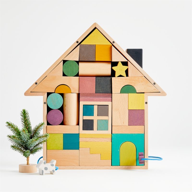 kiko+ & gg Tsumiki House Block Set | Crate and Barrel | Crate & Barrel