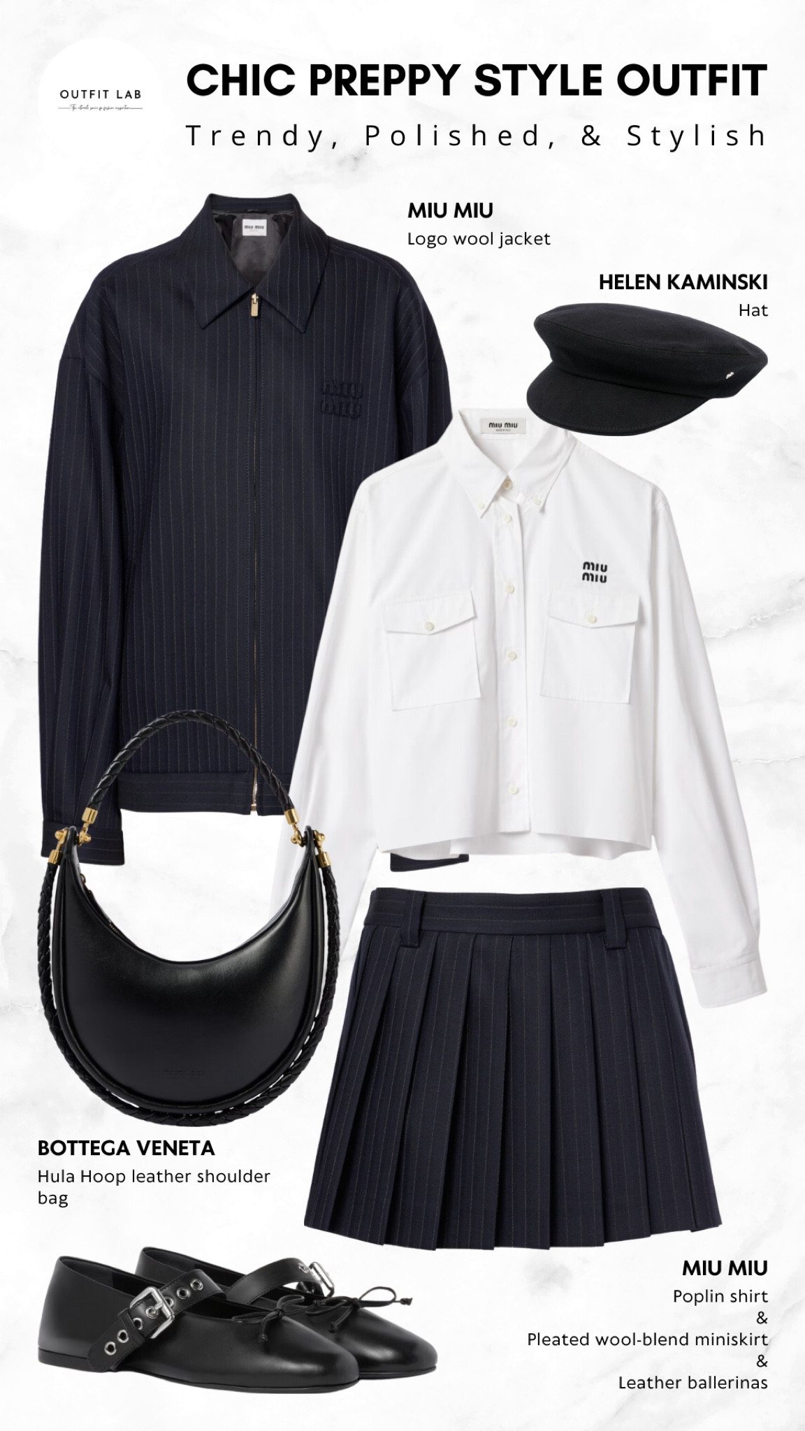🖤Chic Preppy Style Outfit: Trendy, Polished, & Stylish – Shop Now!🖤

Elevate your wardrobe with this chic preppy style outfit. Featuring a trendy Miu Miu jacket, miniskirt, and shirt for a polished and stylish look. Step into classic Miu Miu ballerinas and carry your essentials in a sophisticated Bottega Veneta bag. Top it all off with a Helen Kaminski hat for that perfect preppy touch. Ideal for any occasion where you want to look effortlessly fashionable. Shop now to embrace this stylish preppy ensemble!

#LTKWorkwear #LTKBacktoSchool #LTKStyleTip